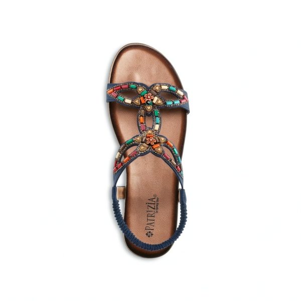 Patrizia Womens Platform Sandals Beaded Stretchy Strap-5