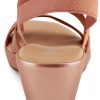 Patrizia Womens Heeled Sandals Metallic Strap Platform Heel-4