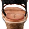 ZURI Womens Platform Sandals Synthetic Slip On Comfort-3