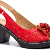 Patrizia Womens Sandals Flower Design Adjustable Buckle-2