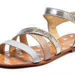 PATRIZIA PEPE Girls Gold Leather Shoes Size 12 Little Kid-0