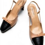 Pavo Womens Pumps Chunky Heel Slingback Nappa Lambskin-0