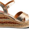 Patrizia Womens Wedge Sandals Suede Straps Adjustable Buckle-5