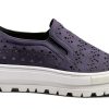 Patrizia Womens Loafers Microsuede Slip On Navy Black Tan-5
