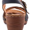 Patrizia Womens Wedge Sandals Vegan Leather Cut Out Design-7