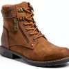 Patrizia Womens Hiking Booties Faux Leather Winter Boots-3
