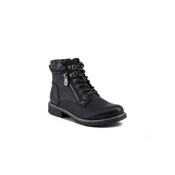 Patrizia Womens Hiking Booties Faux Leather Zipper Comfort-5