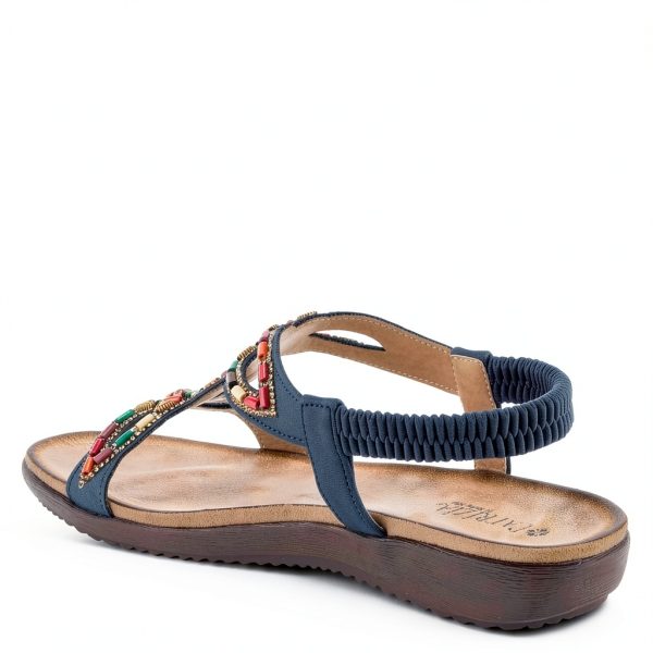 Patrizia Womens Platform Sandals Beaded Stretchy Strap-7