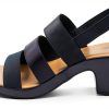 Patrizia Womens Heeled Sandals Metallic Strap Platform Heel-2
