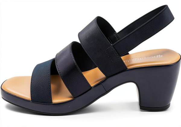Patrizia Womens Heeled Sandals Metallic Strap Platform Heel-2