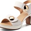 Patrizia Womens Platform Sandals Slip On Comfortable Heel-0