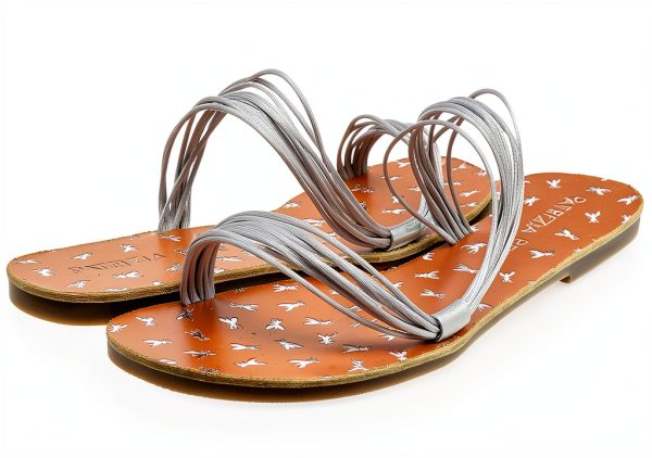 PATRIZIA PEPE Womens Silver Leather Shoes Size 8 5 7-6