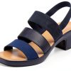 Patrizia Womens Heeled Sandals Metallic Strap Platform Heel-0