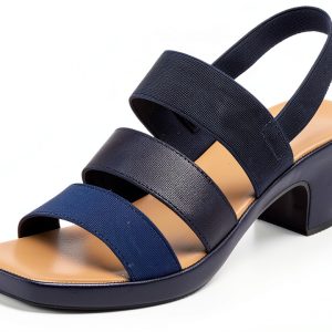 Patrizia Womens Heeled Sandals Metallic Strap Platform Heel-0