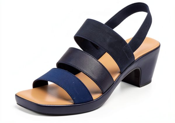 Patrizia Womens Heeled Sandals Metallic Strap Platform Heel-0