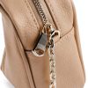PATRIZIA PEPE Leather Satchel Bag Winter Sand Everyday Use-2