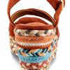 Patrizia SLOANE Wedge Sandals Suede Upper Buckle Closure-5