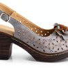 Patrizia Womens Sandals Flower Design Adjustable Buckle-8
