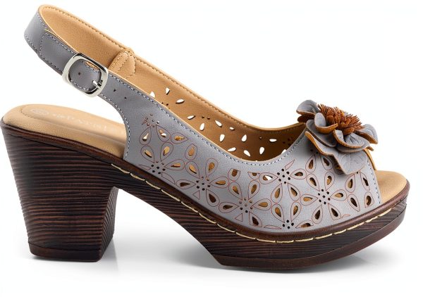 Patrizia Womens Sandals Flower Design Adjustable Buckle-8