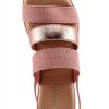 Patrizia Womens Heeled Sandals Metallic Strap Platform Heel-3