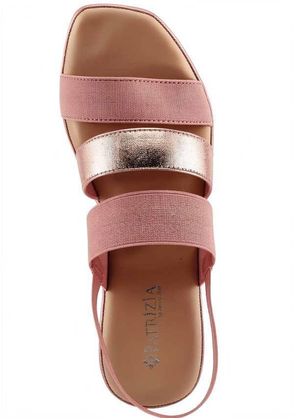Patrizia Womens Heeled Sandals Metallic Strap Platform Heel-3