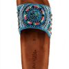 Patrizia Womens Slide Sandals Beaded Cork Wedge Multicolor-3