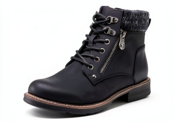 Patrizia Womens Hiking Booties Faux Leather Winter Boots-2
