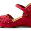 Patrizia Womens Wedge Sandals Vegan Laser Cut Design-2