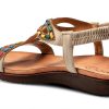 Patrizia Womens Platform Sandals Beaded Stretchy Strap-7
