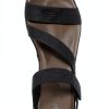 YADIEL Womens Heeled Sandals Crystal Strap Low Block Heel-3