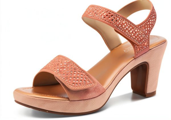 Patrizia Womens Platform Heels Crystal Strap Adjustable-0
