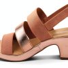Patrizia Womens Heeled Sandals Metallic Strap Platform Heel-2