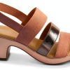 Patrizia Womens Heeled Sandals Metallic Strap Platform Heel-5