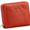 Faux Leather Womens Zipper Bag Two Compartments Solid-2