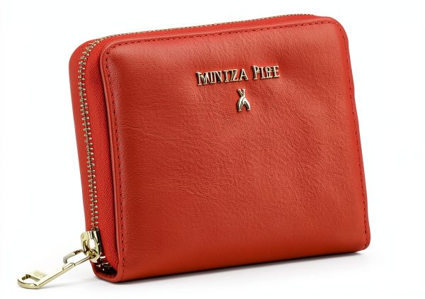Faux Leather Womens Zipper Bag Two Compartments Solid-2