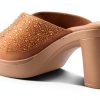 LAVINA Womens Heeled Sandals Crystal Platform Comfort-7