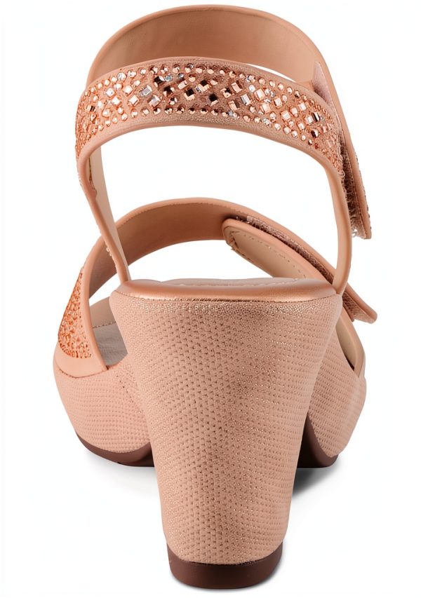 Patrizia Womens Platform Heels Crystal Strap Adjustable-7