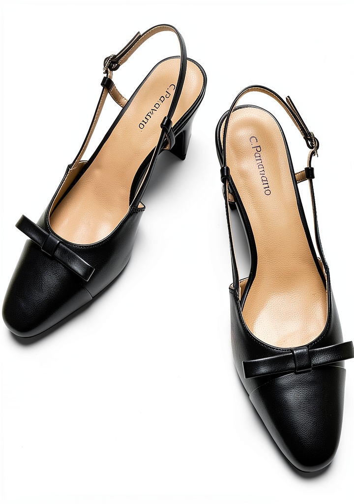 Pavo slingback pumps in multiple colors displayed on a neutral background