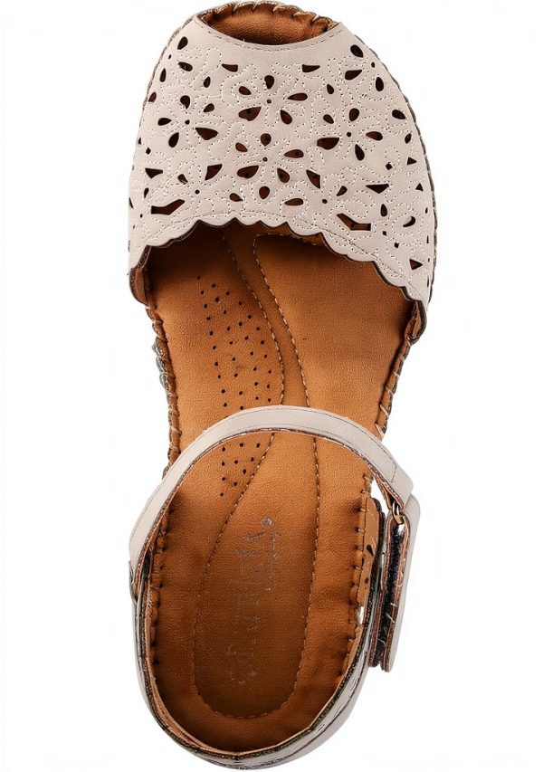Patrizia Womens Wedge Sandals Laser Cut Vegan Comfort-3