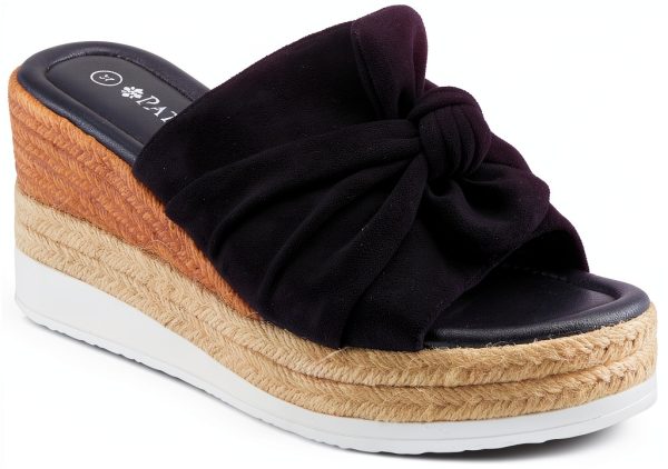 Patrizia Wedge Sandals Knotted Strap Jute Heel Women-2