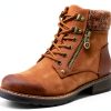 Patrizia Womens Hiking Booties Faux Leather Winter Boots-2