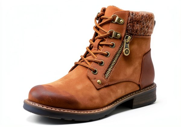 Patrizia Womens Hiking Booties Faux Leather Winter Boots-2