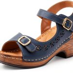 Patrizia Womens Wedge Sandals Vegan Leather Cut Out Design-0