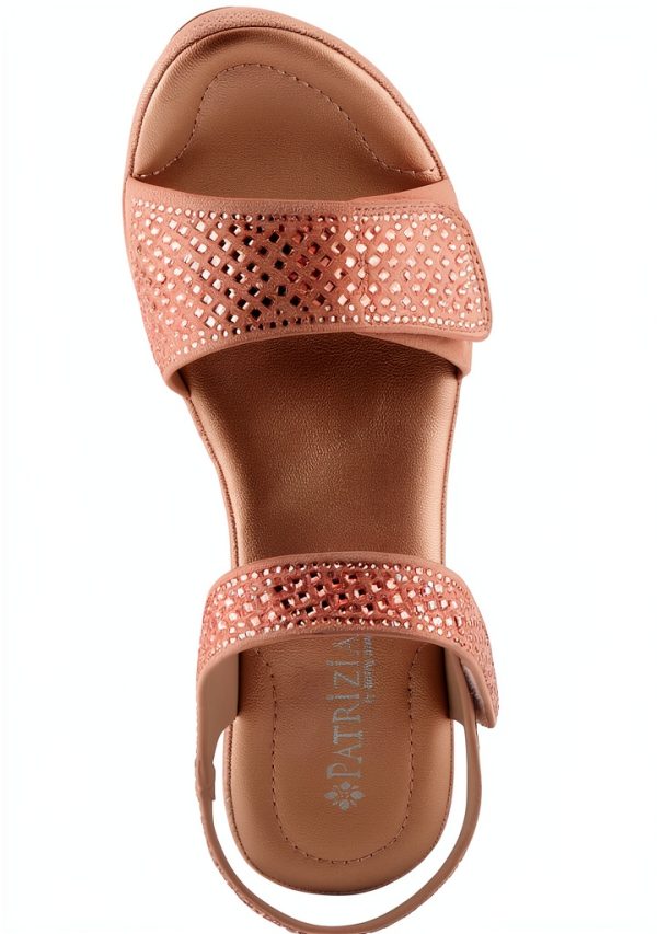 Patrizia Womens Platform Heels Crystal Strap Adjustable-4
