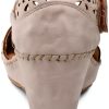 Patrizia Womens Wedge Sandals Laser Cut Vegan Comfort-4