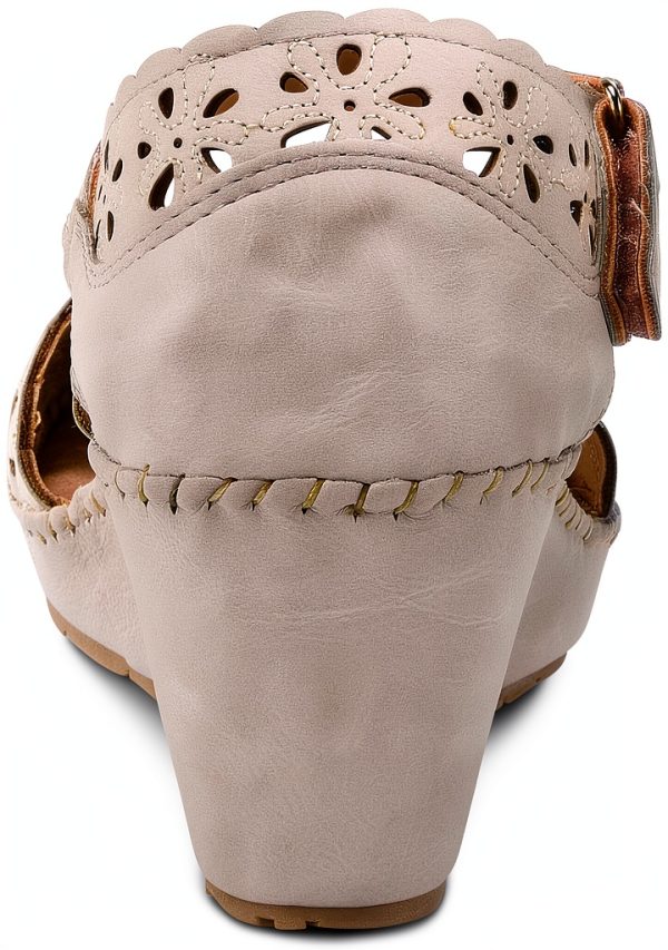 Patrizia Womens Wedge Sandals Laser Cut Vegan Comfort-4