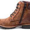 Patrizia Womens Hiking Booties Faux Leather Winter Boots-4