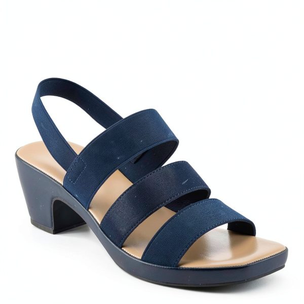 Patrizia Womens Heeled Sandals Metallic Strap Platform Heel-1
