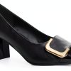 Ann Creek Womens Pumps Chunky Heel Square Toe Faux Leather-0