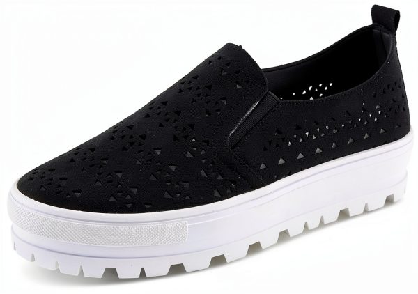 Patrizia Womens Loafers Comfort Elastic Flexible Sole Slip-0